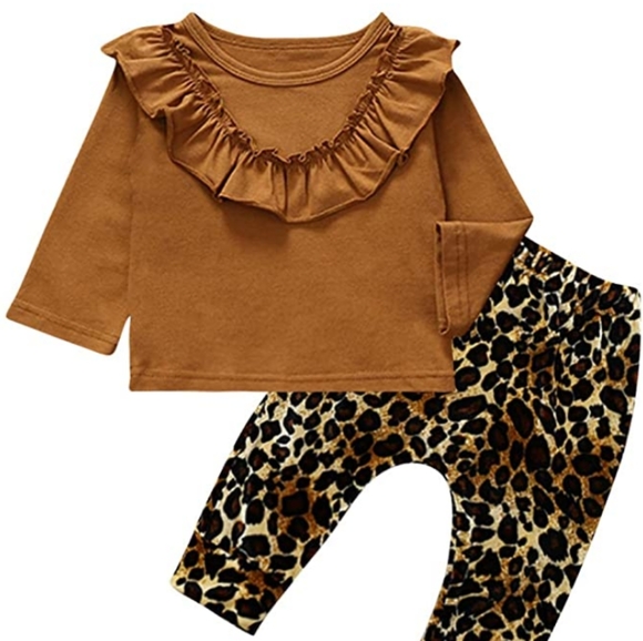 Baby Girl Leopard Outfit - Picture 2 of 5